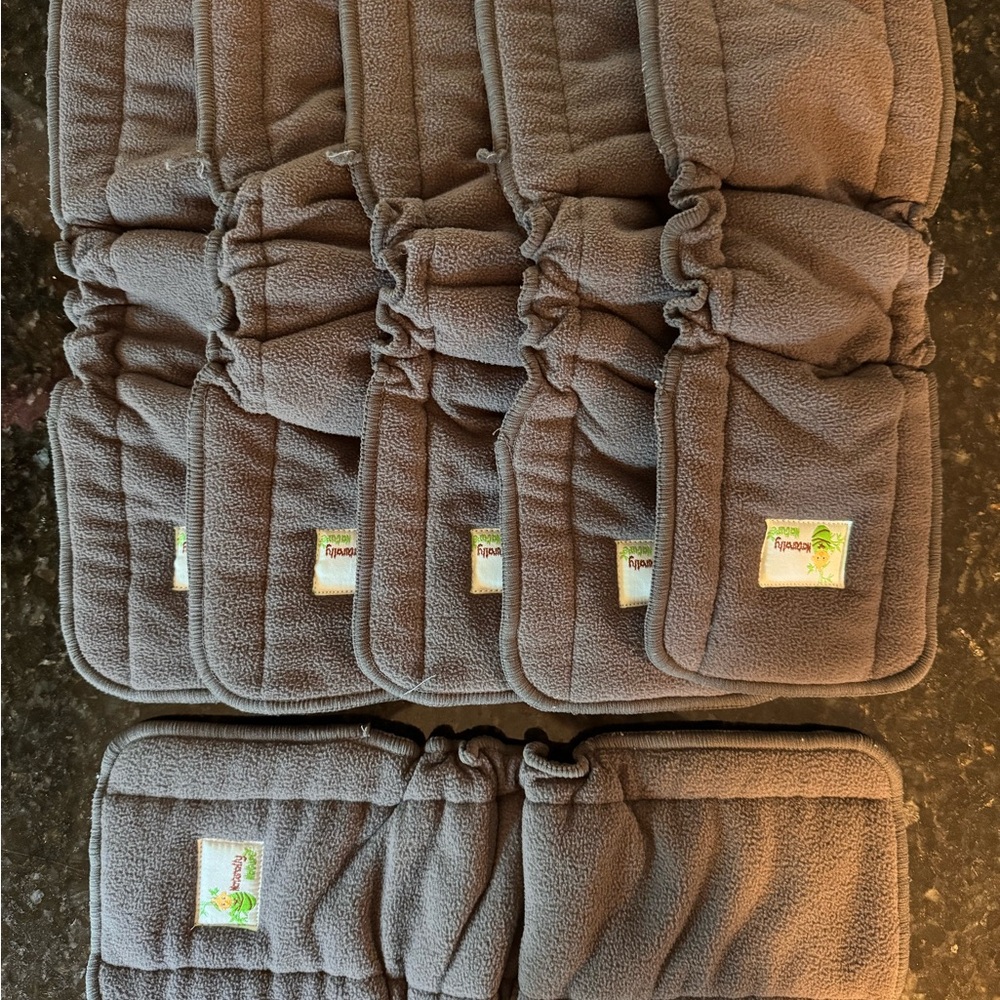 Cloth Diapers inserts- naturally nature charcoal bamboo
